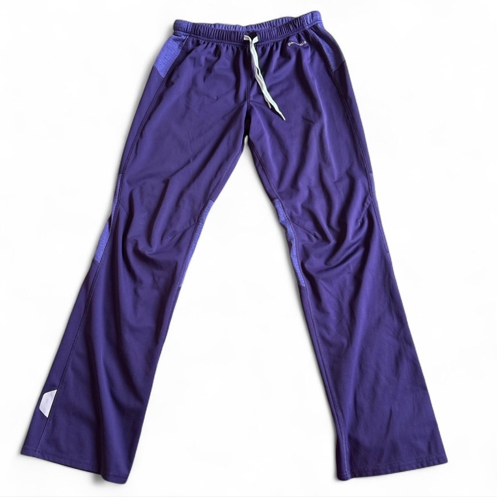 Vintage Patagonia Purple Women's Jogger Pants With Back Zipper Pocket